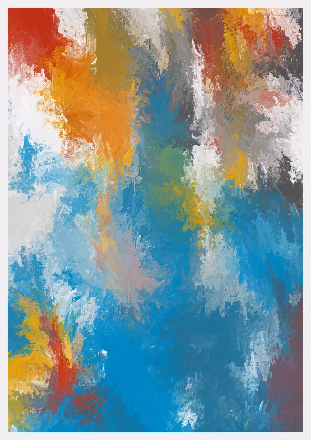 Paysages chromatiques B  #98