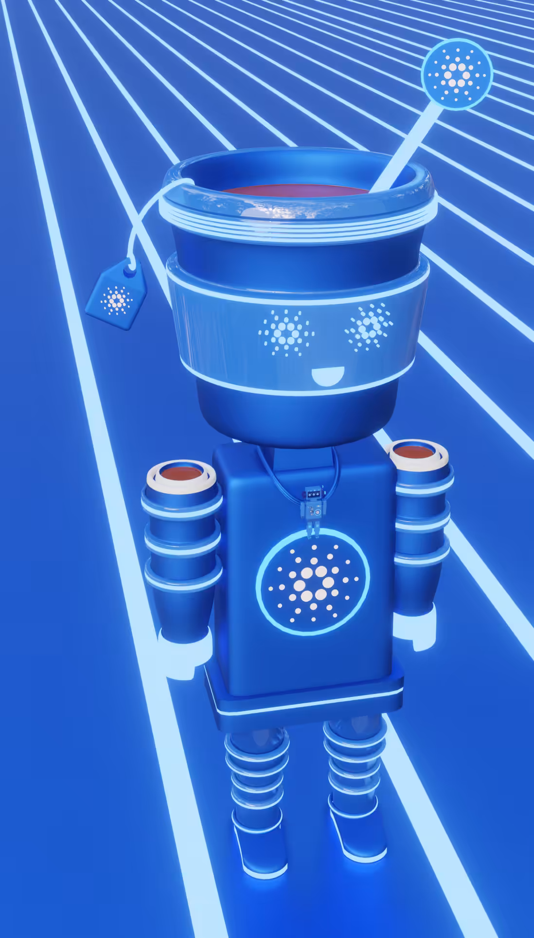 Cardano Coffee Mascot