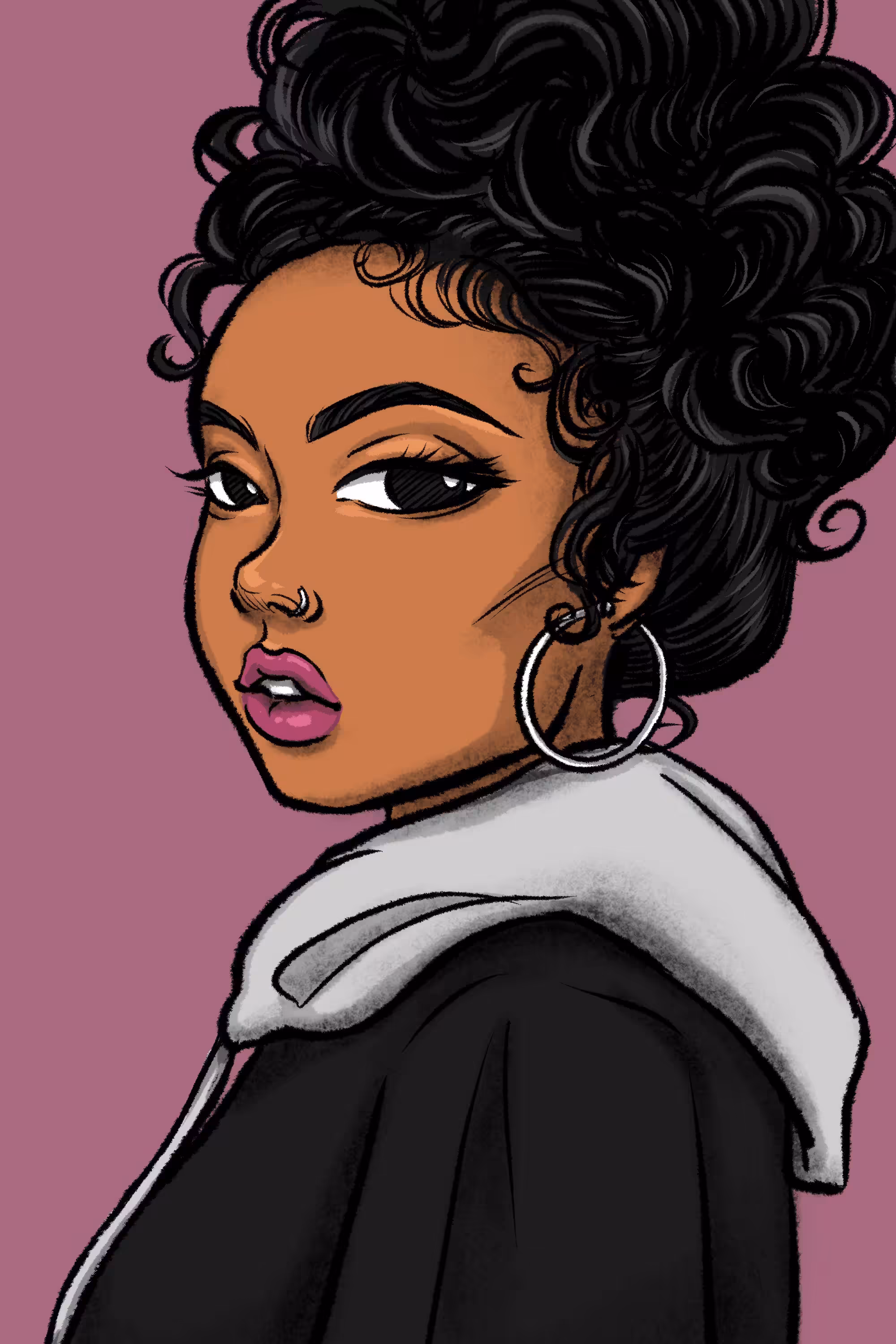 SWAG Brown skin CHARCOAL'S GIRL 05