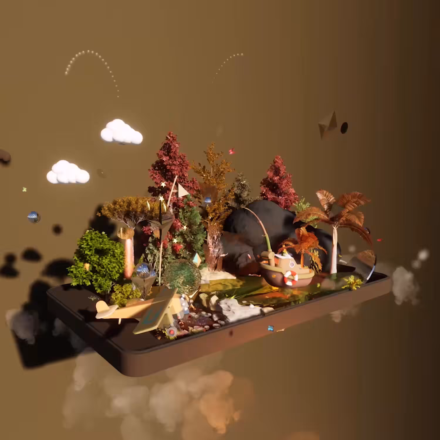 Caramel Garden on your Phone