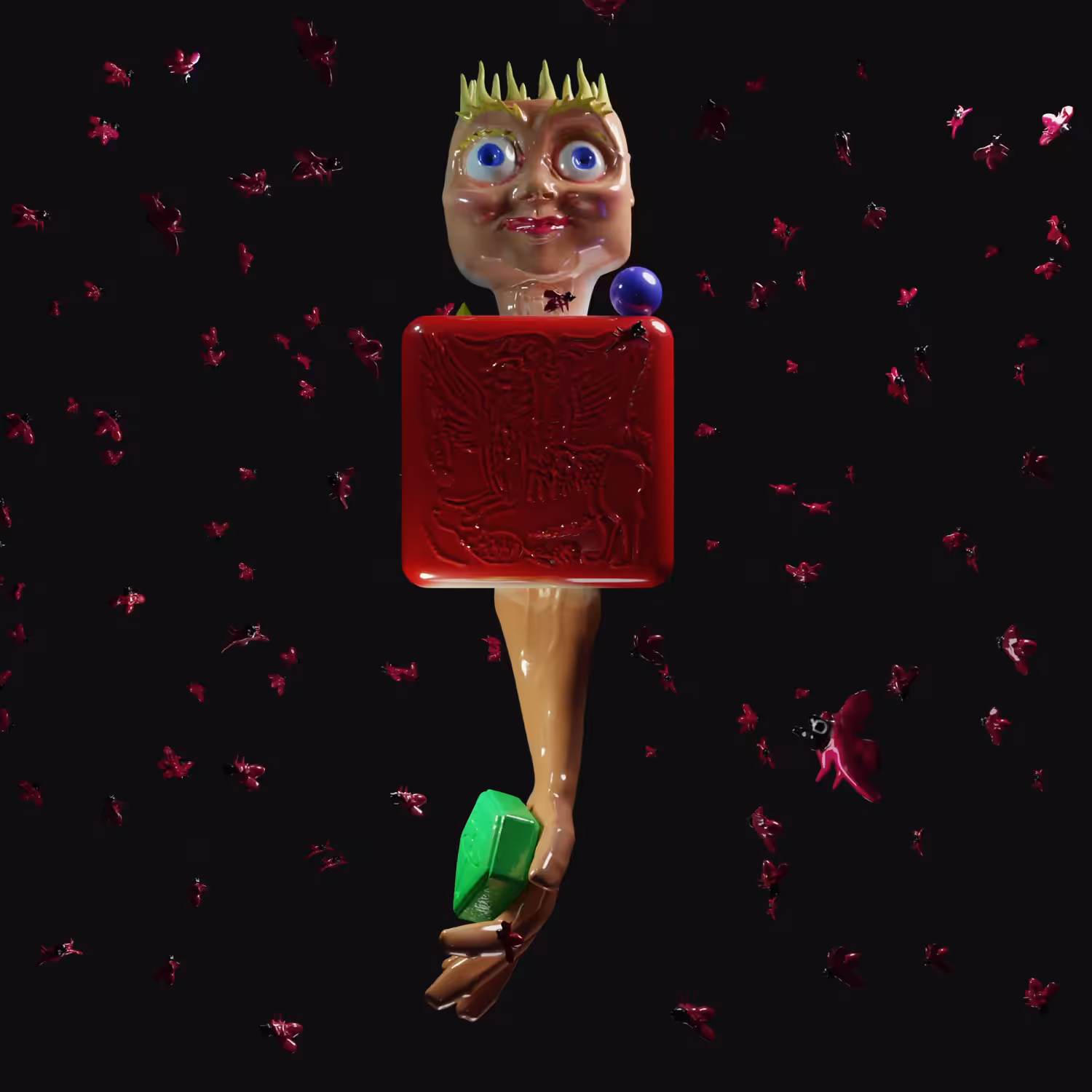 Sculpt "The game will help you friend" by Koloto