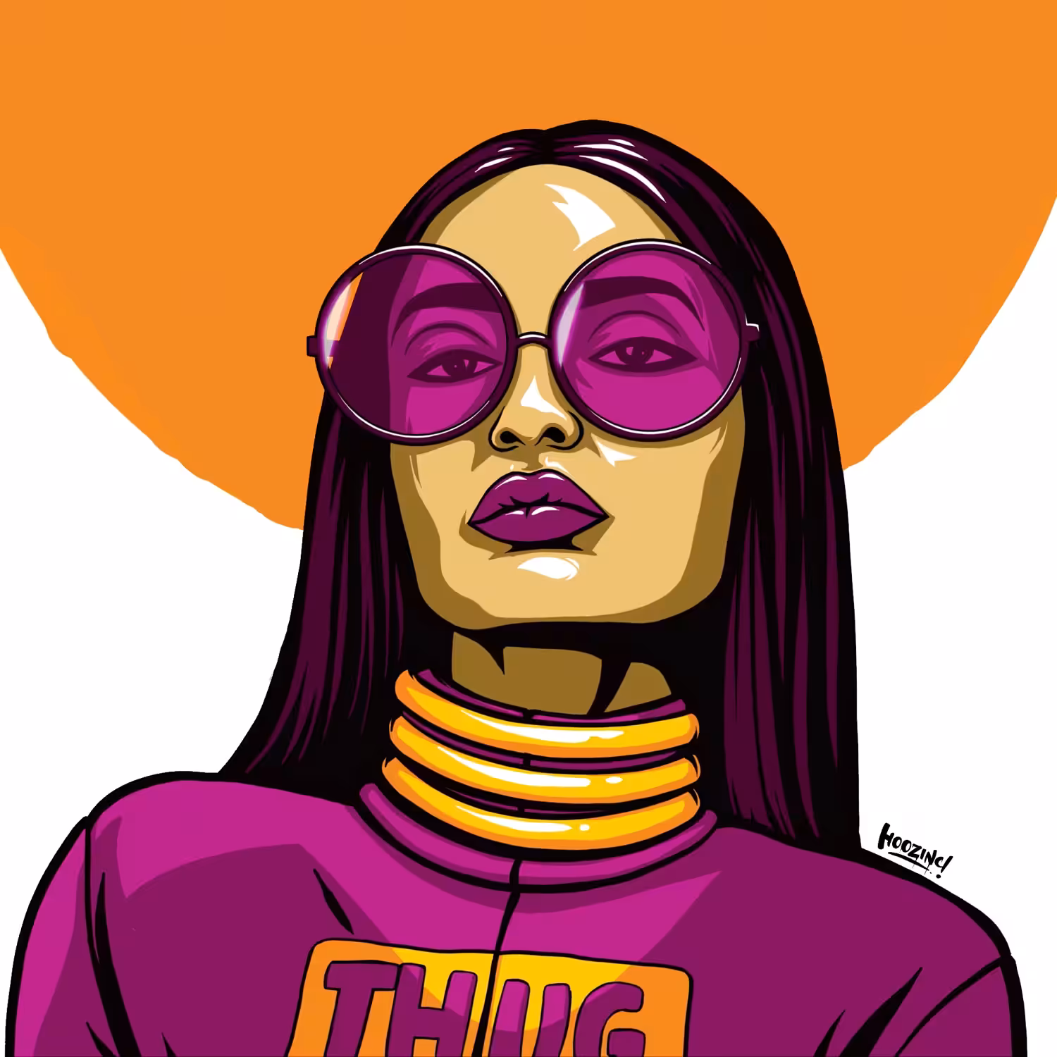 Portrait Of A Woman - Thug Life