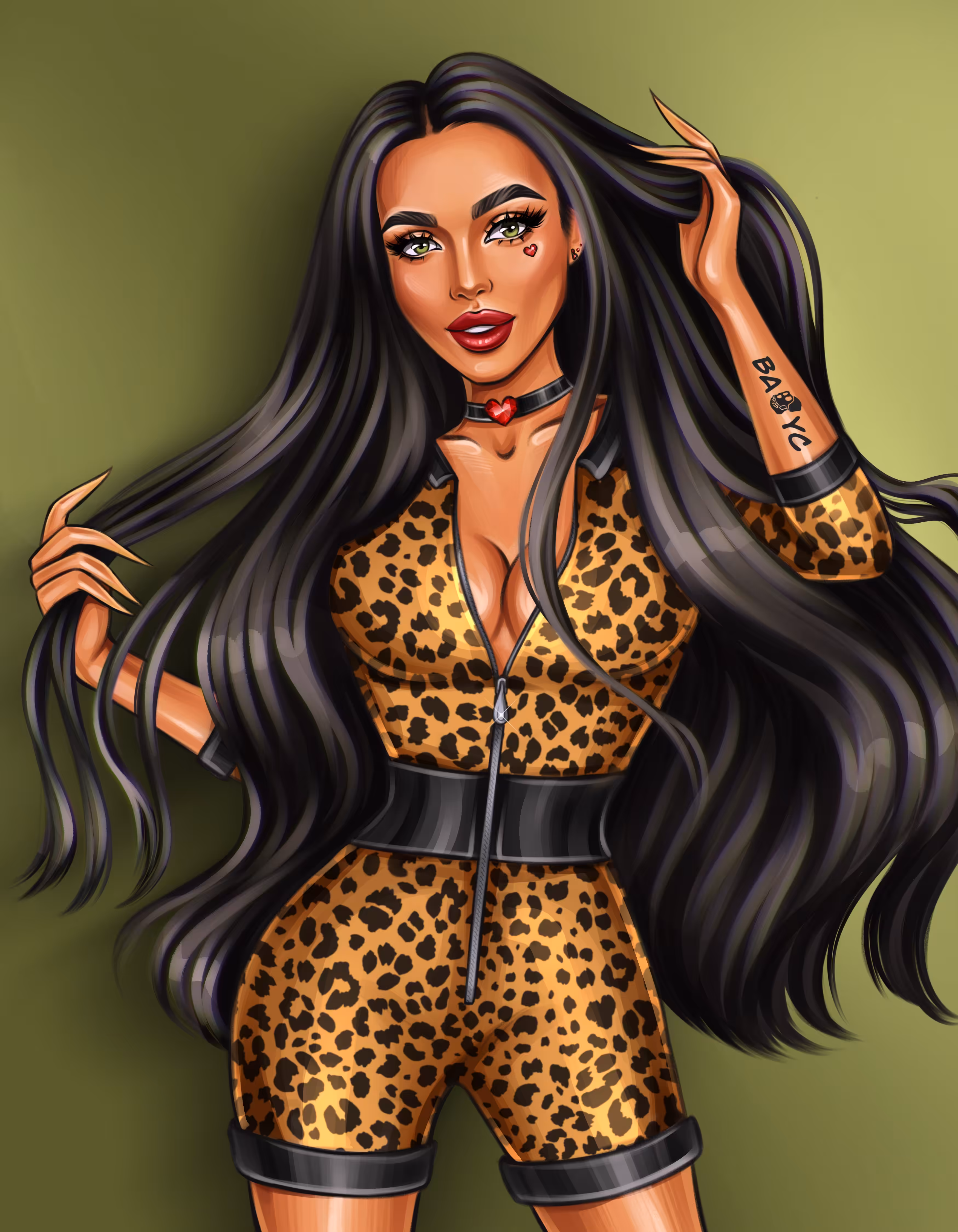 Sexy Cheetah Girl