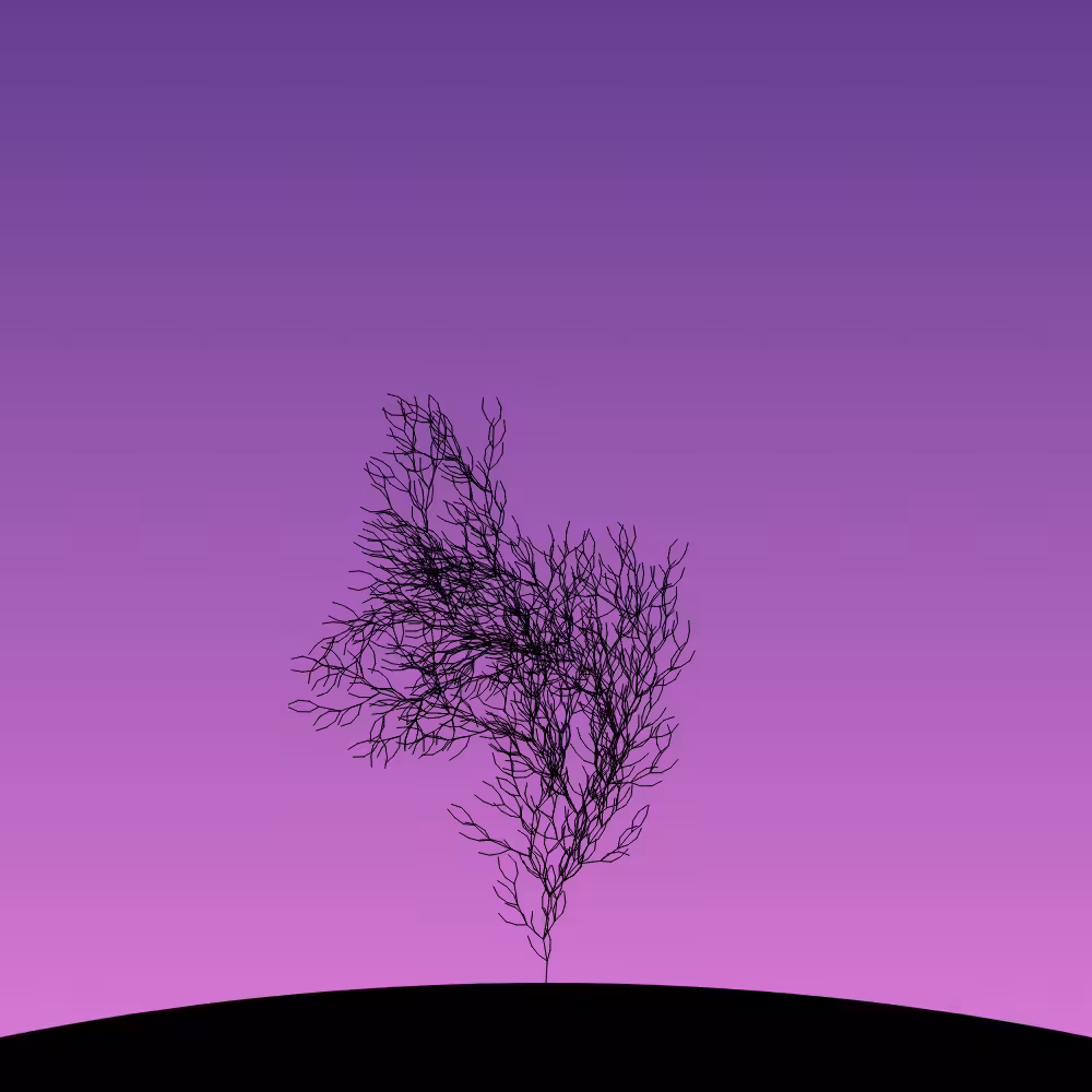 Fractal-Lsystem Tree #53