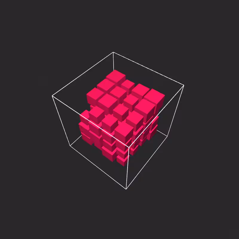Transparent cube #001 #7
