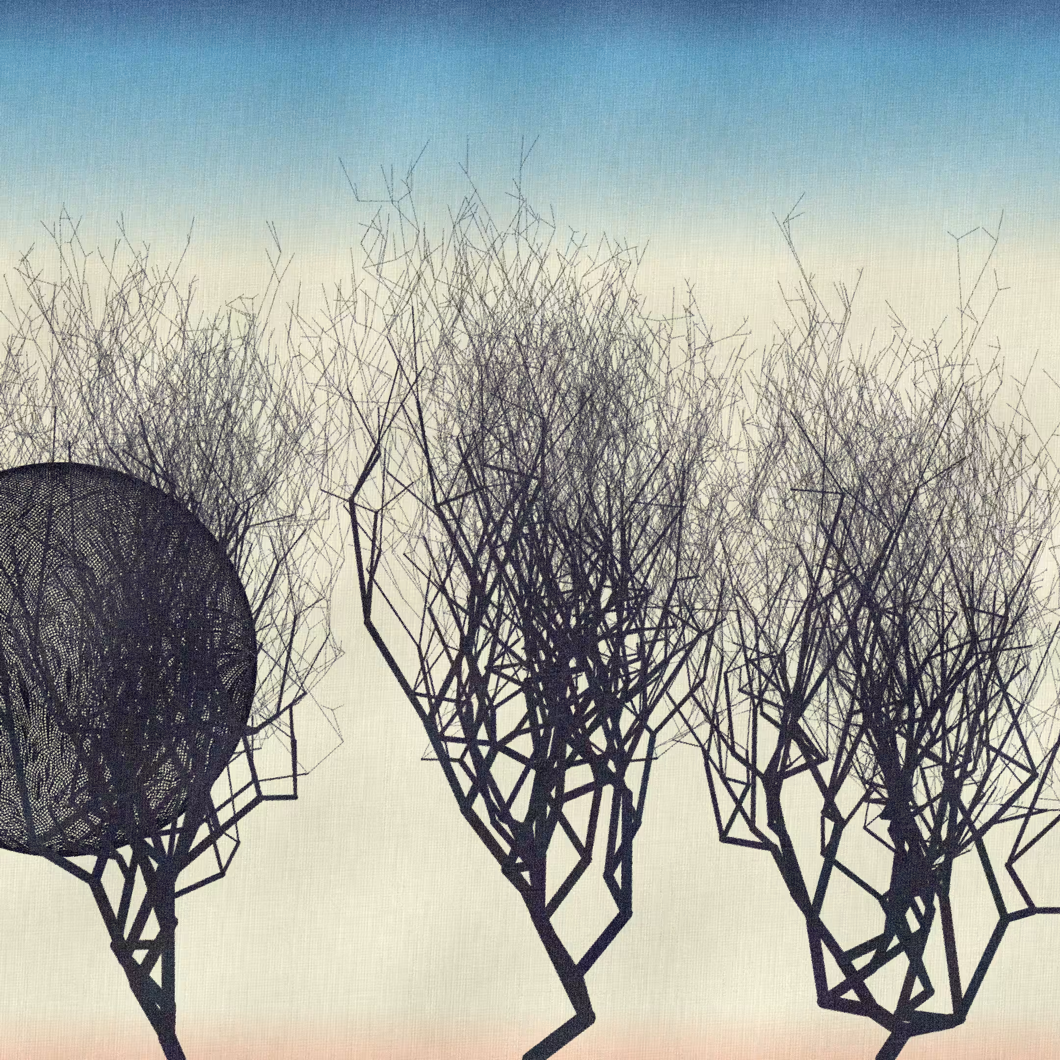 Three dead trees on earth #63