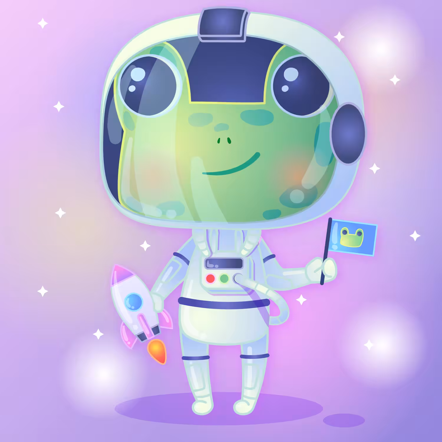 Twinkly Monster Frogs #19