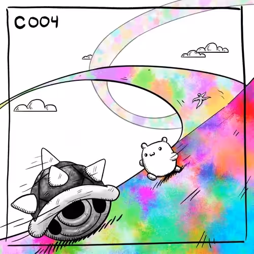 Suicidal Hamster C004 - Rainbow Road