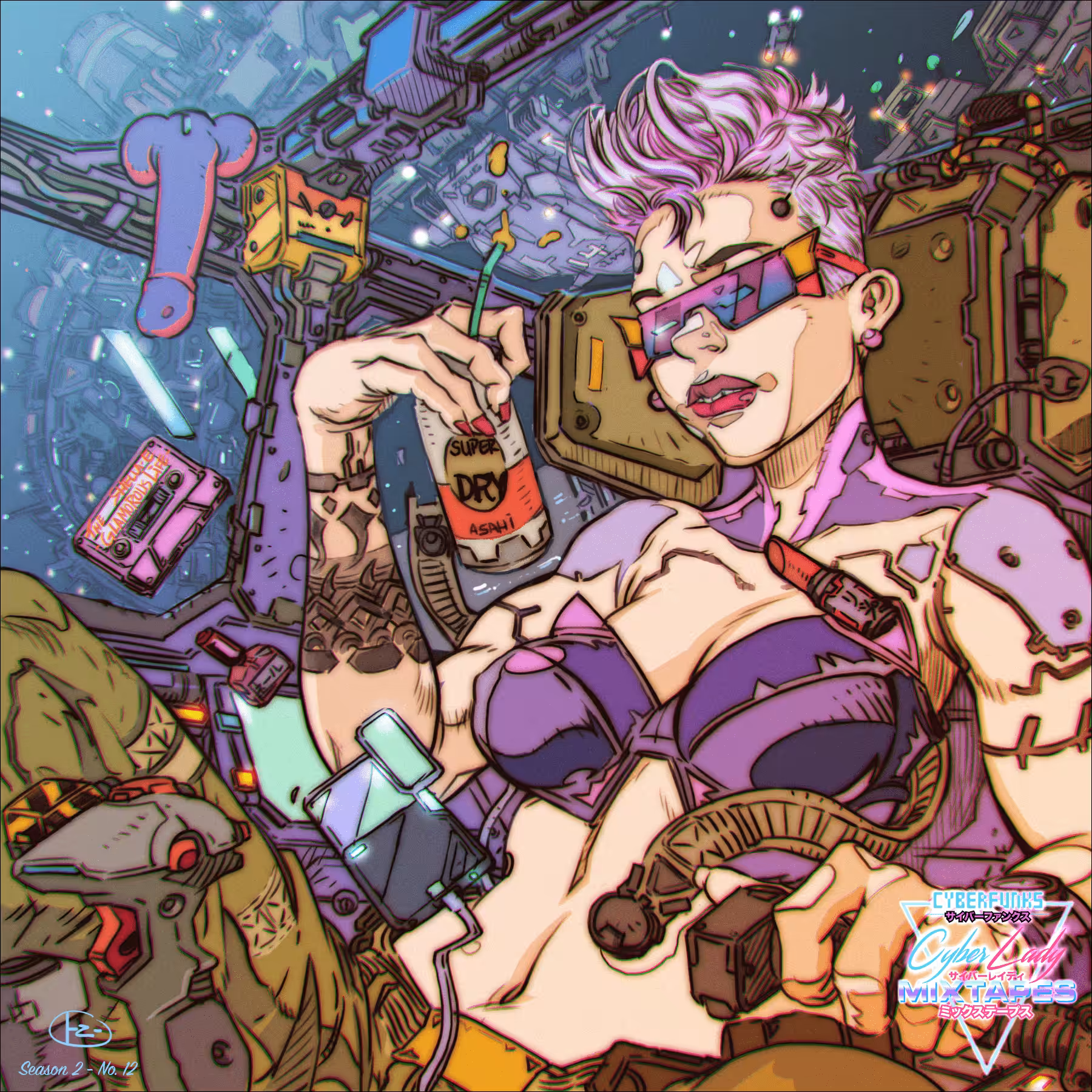Cyberfunks-Season 2, CyberLady Mixtapes No.12