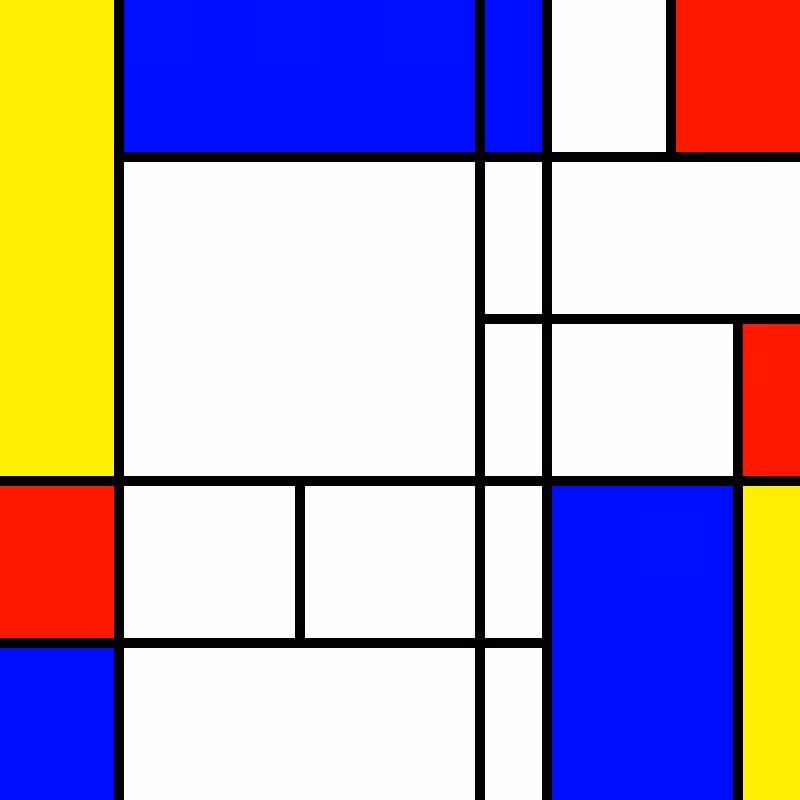 compositioninredblueandyellow.art, (NFT) #105