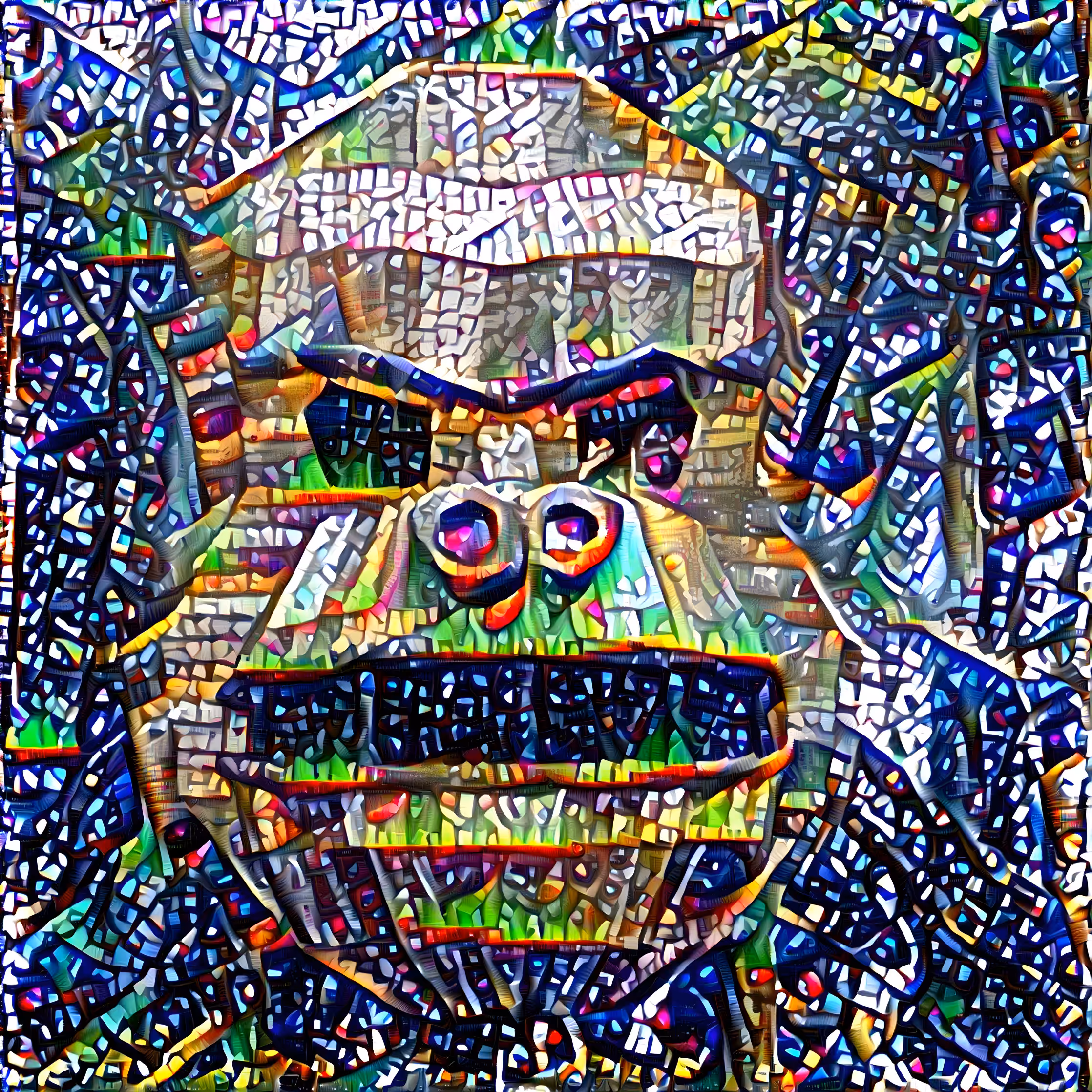 Monkey Mosaic style #2