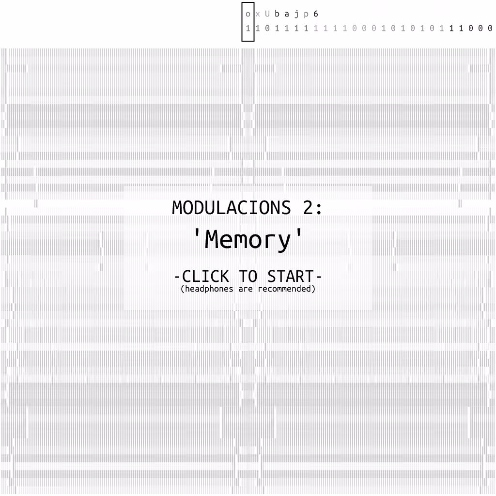 Modulacions 2: 'Memory' (audio) #86