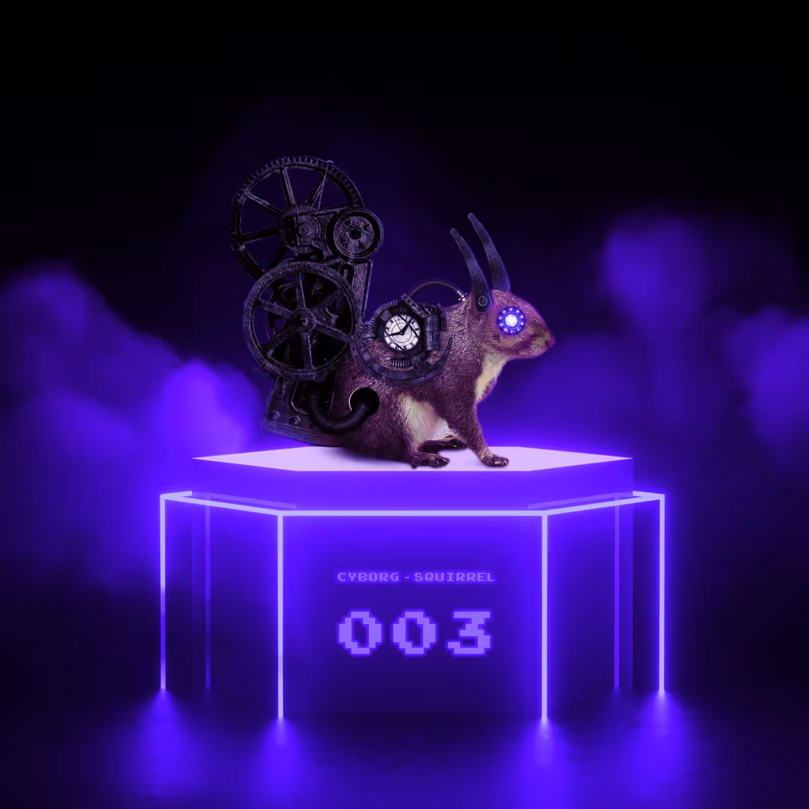 Cyborg Squirrel #003