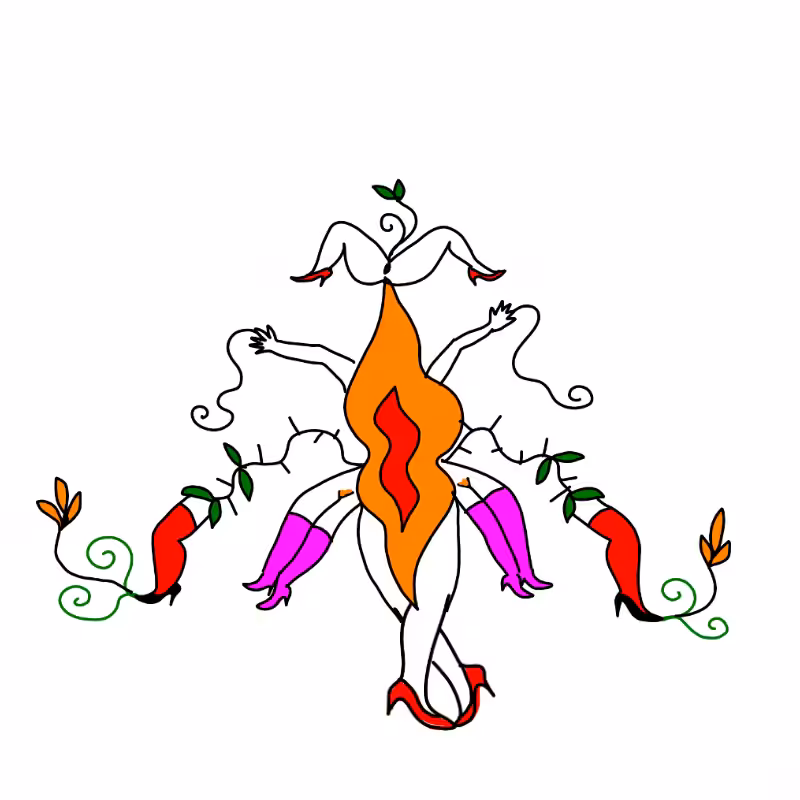 Woman blossom #7