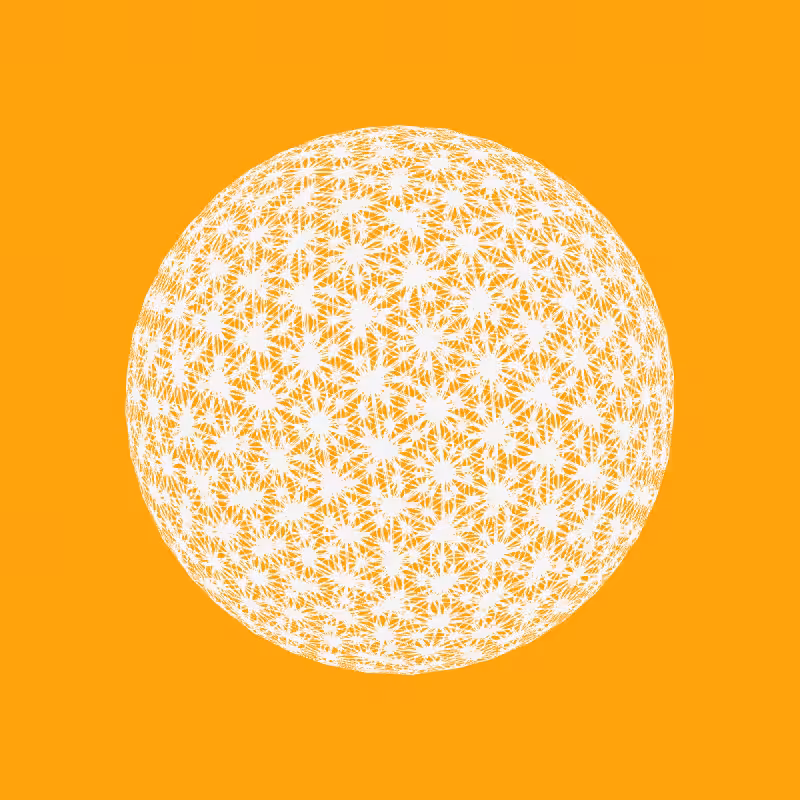 Digital Gothic: Spherical Tessellation #25