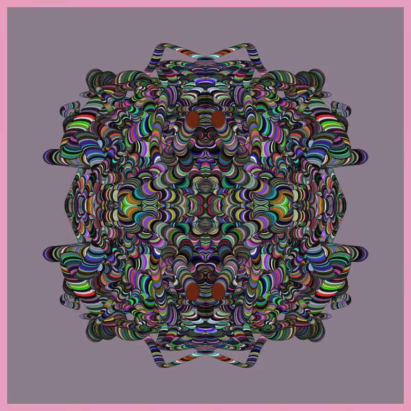 Symmetric Perlinized Ellipse #6