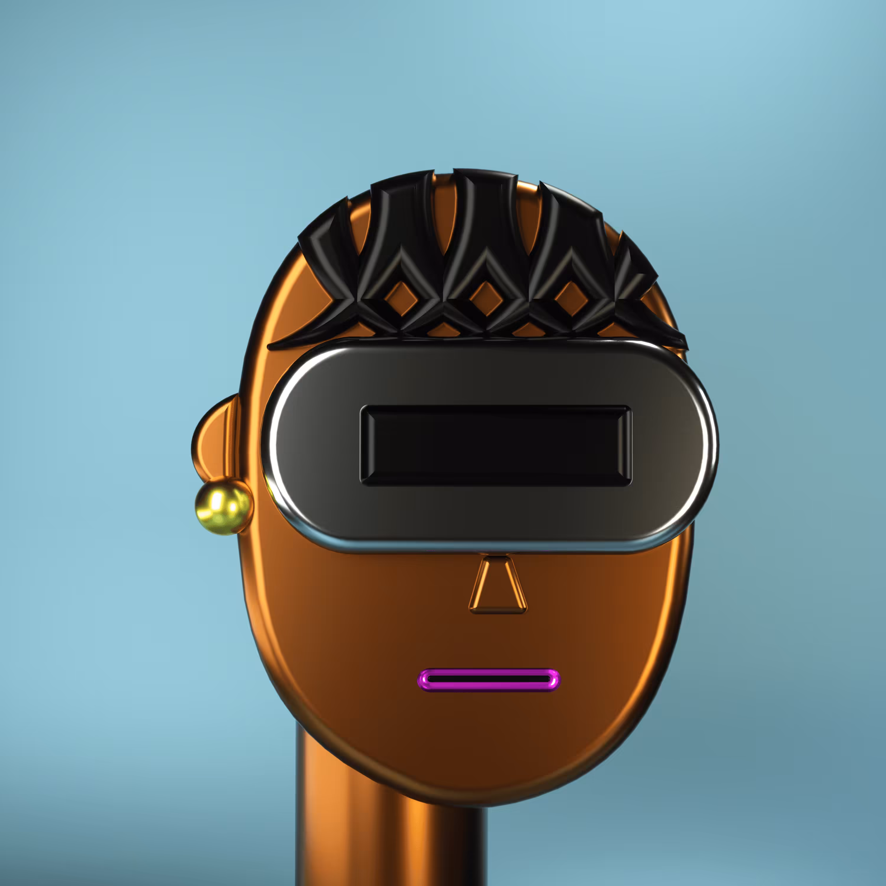 3D Chrome Punk #0693