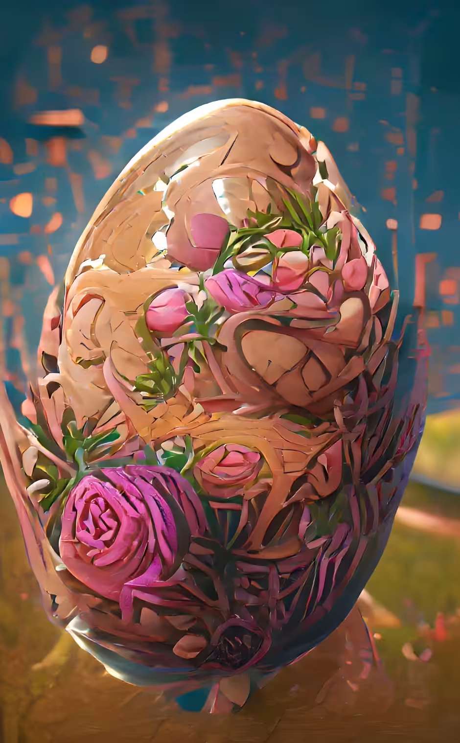Ornate Easter egg #1