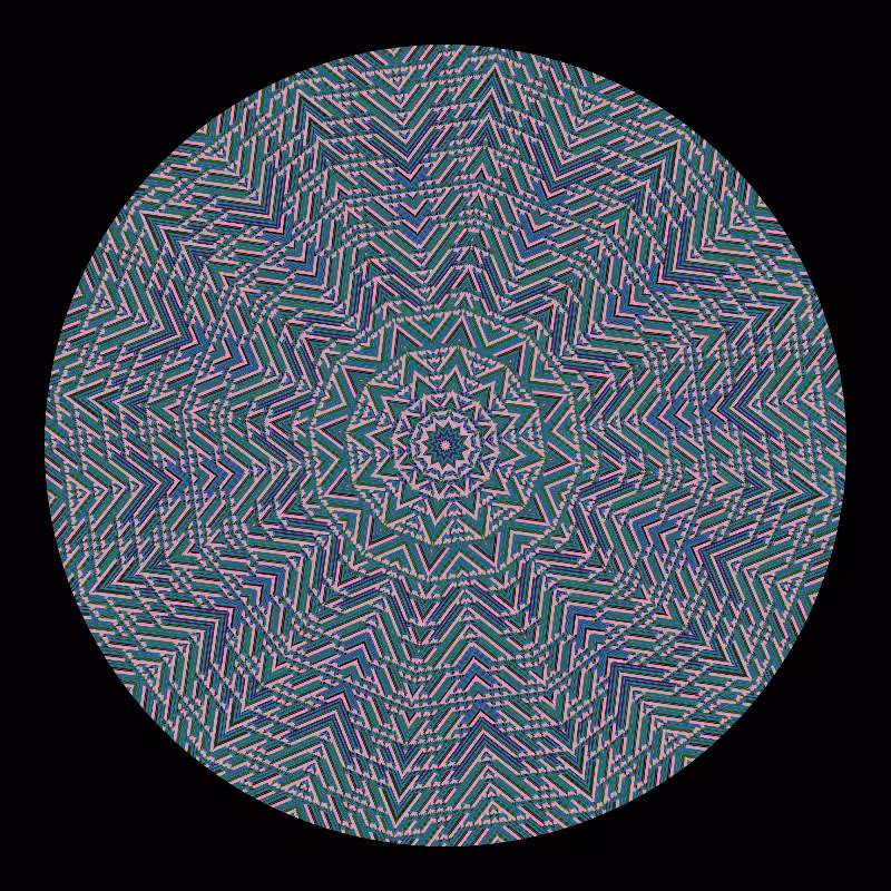 Binary kaleidoscope #37