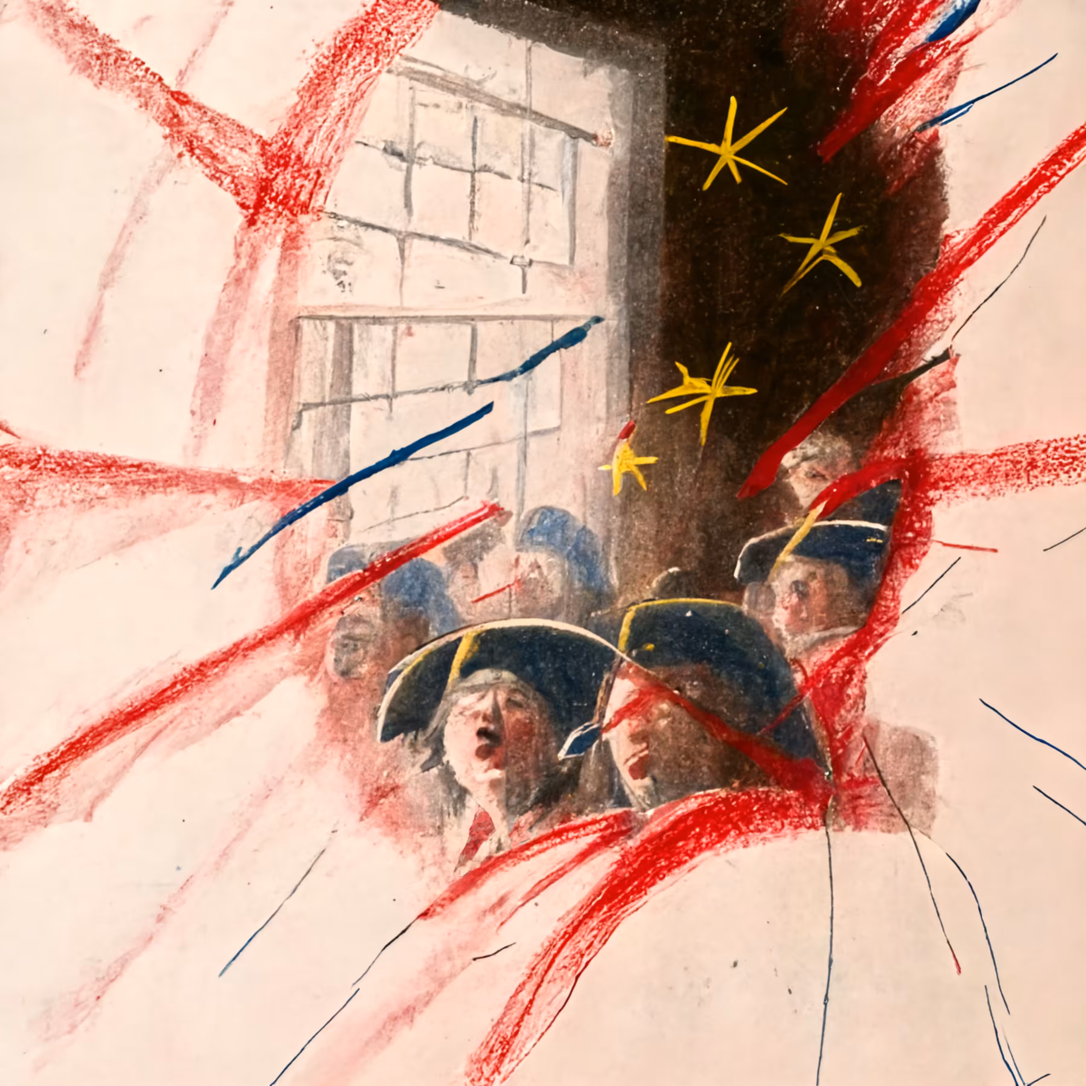 No. 8 - British Troops Take Cannon Fire in the Brick House