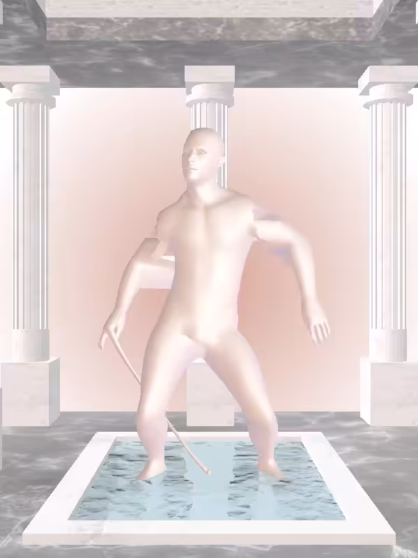 HeavenComputer: The Dancing Peach Halo Man #954
