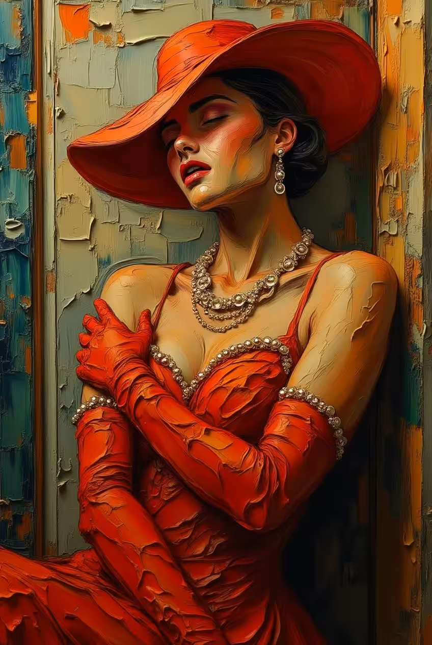 Melange Mix: Elegance in Red