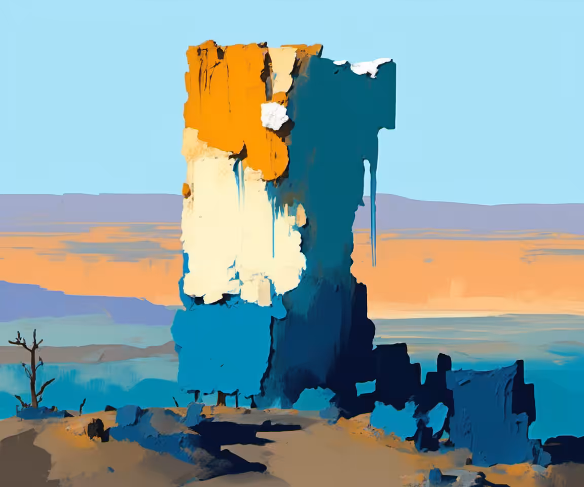 Painted Slabs #8