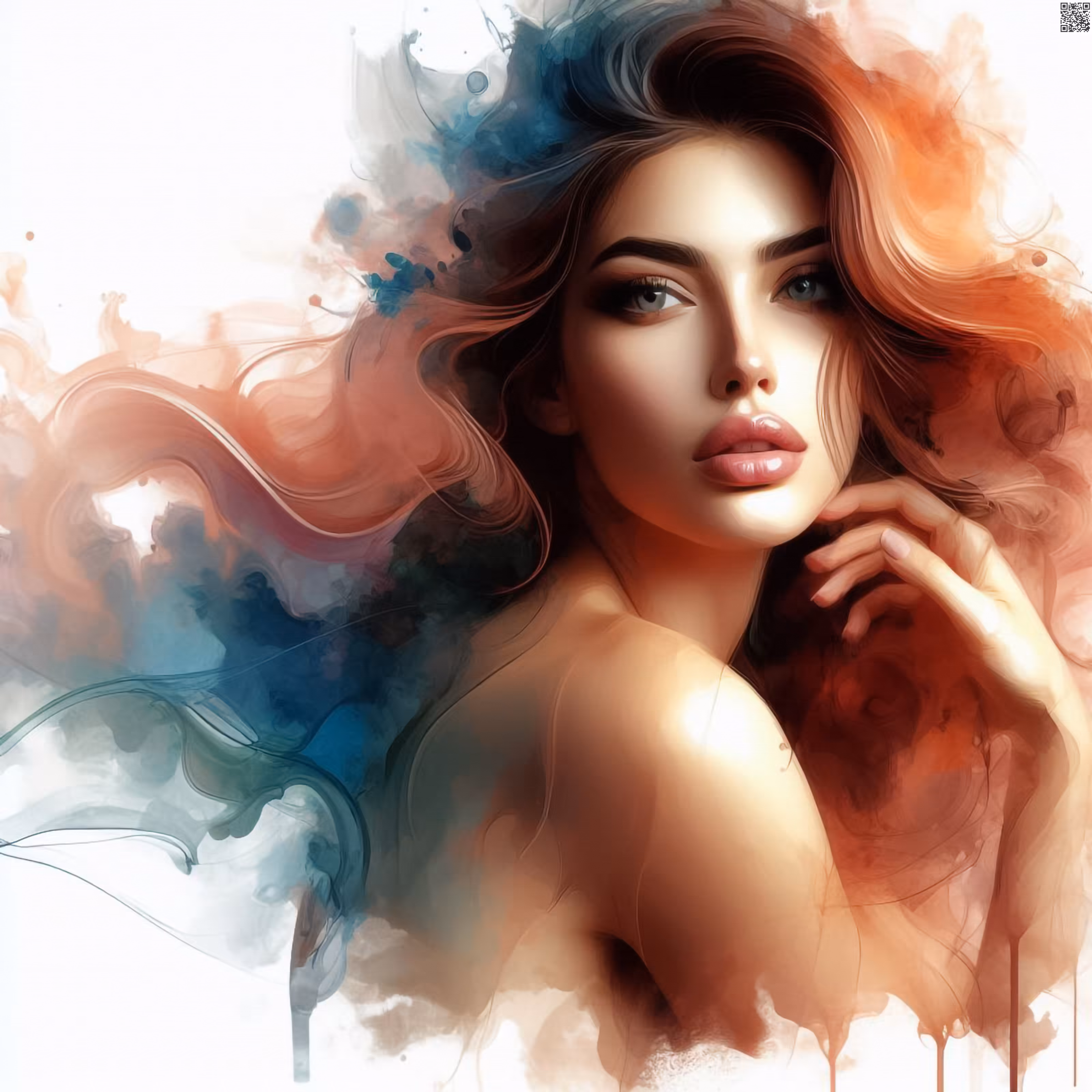 🎨Feminine Beauty in Paint#16