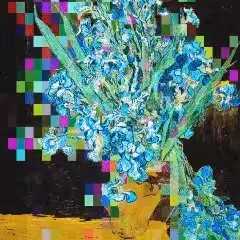 beautiful scenery  : Blue flowers