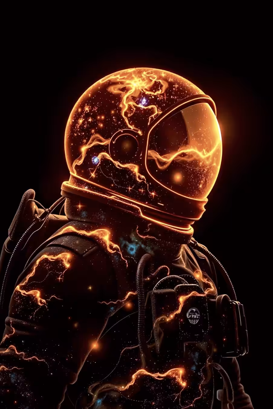 Cosmic Nebula Astronauts  #0050