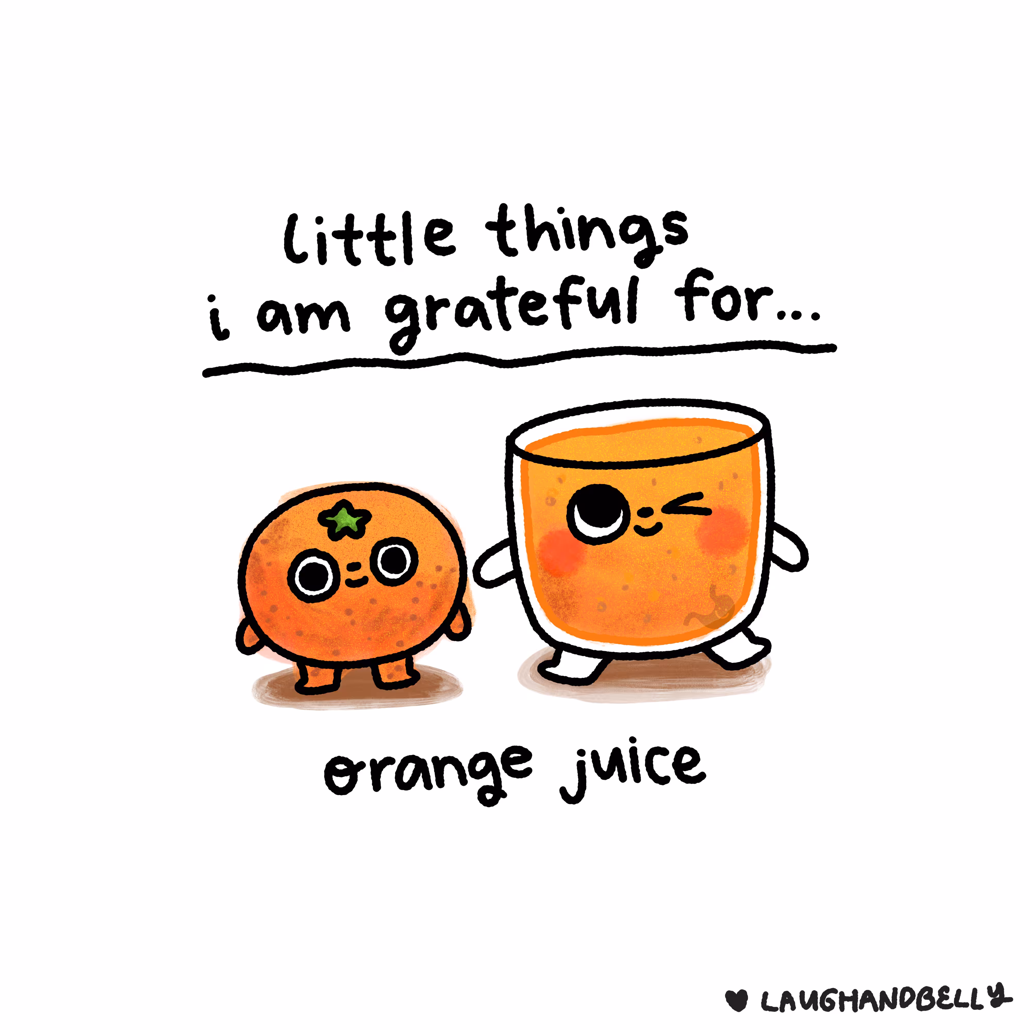little things i am grateful for: Orange Juice