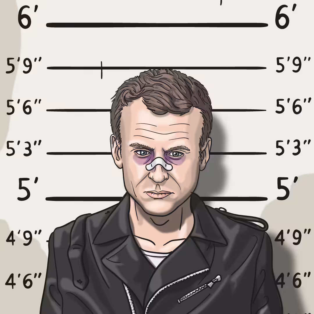 #11 from series "Presidents Mugshots"