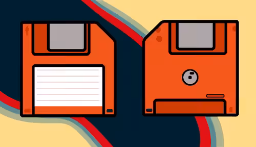 Nostalgic Art Collection: Floppy_Disk_W1_15
