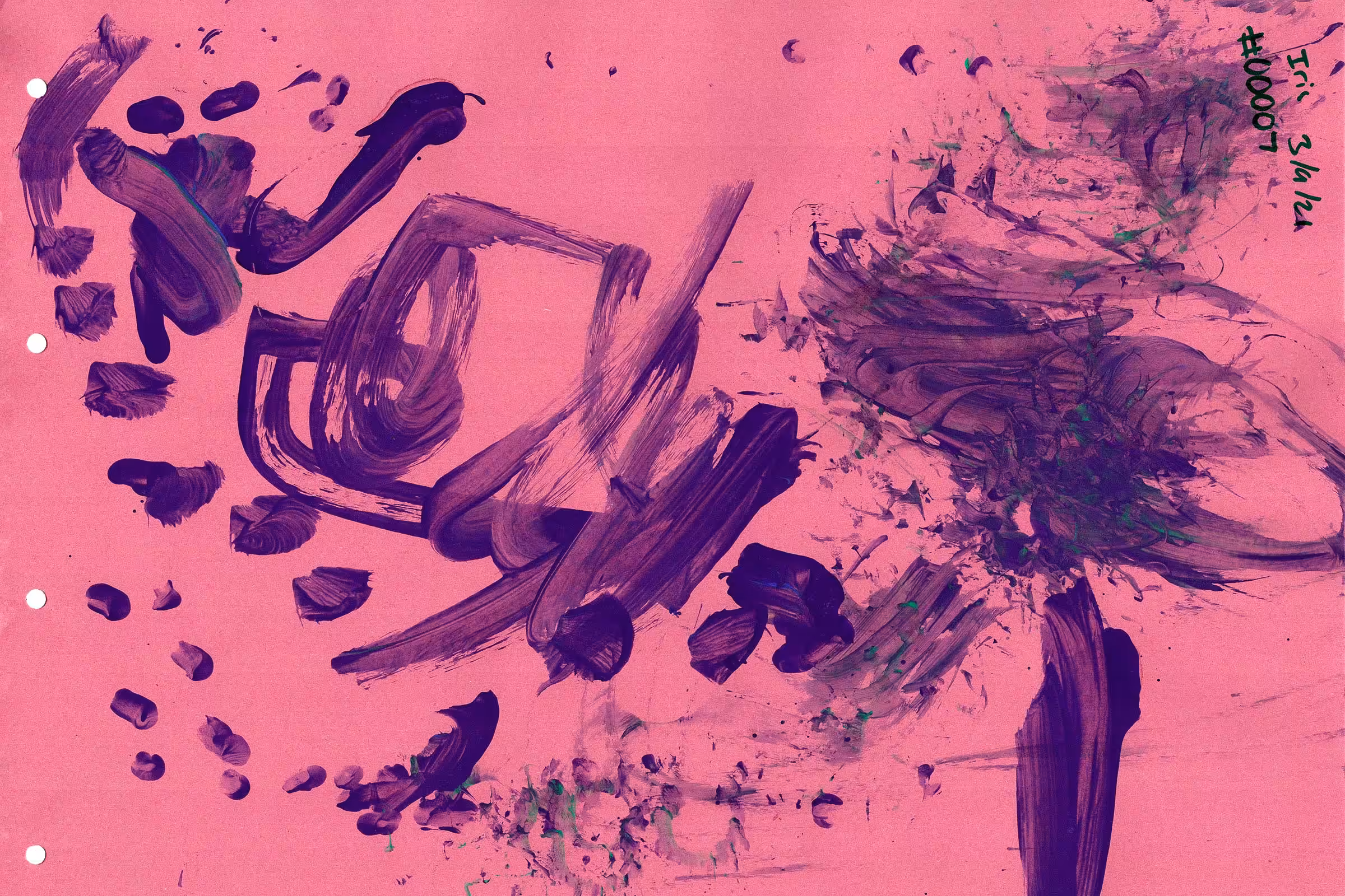 Item #00007 Paint experiments
