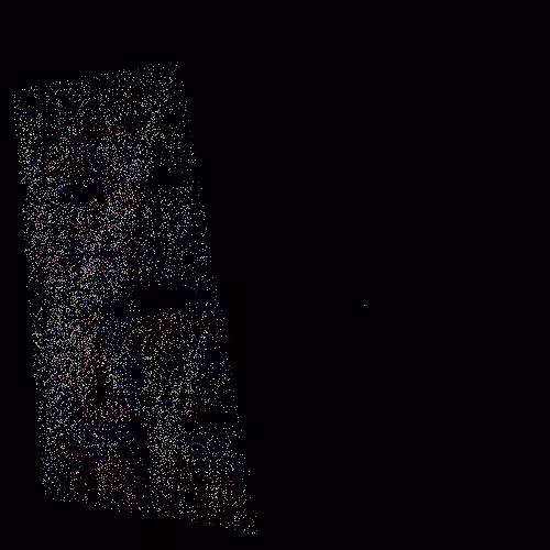 abstract random pixel and color
