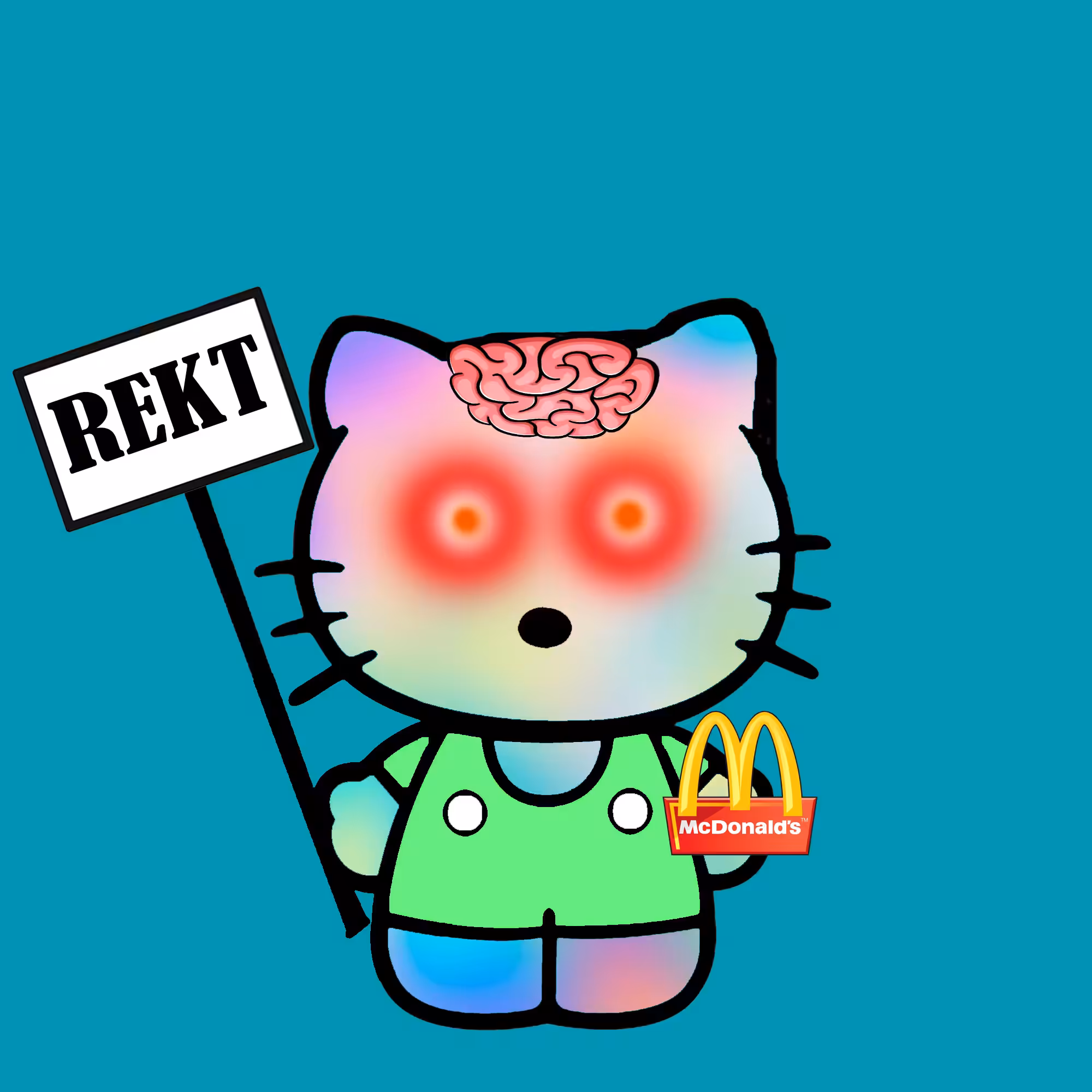 Hello Rekt Kitty - 555