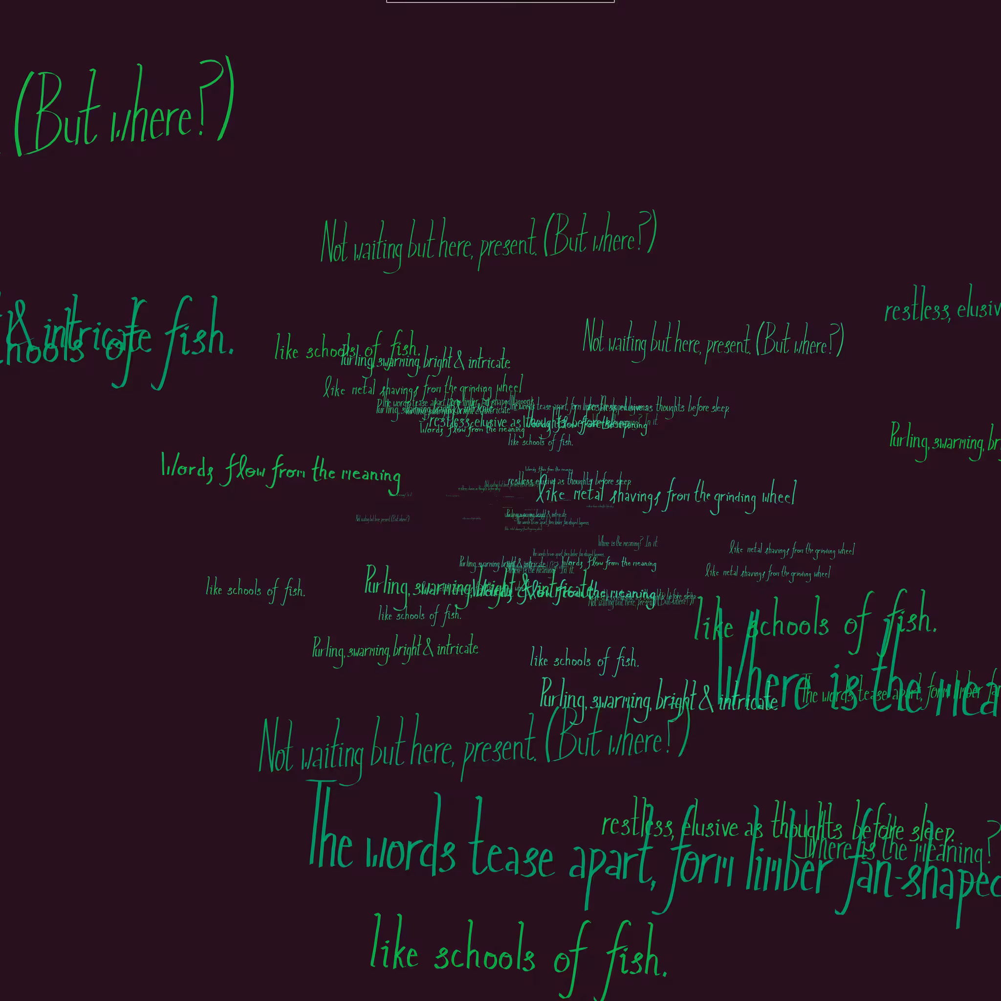 Wordflow #100