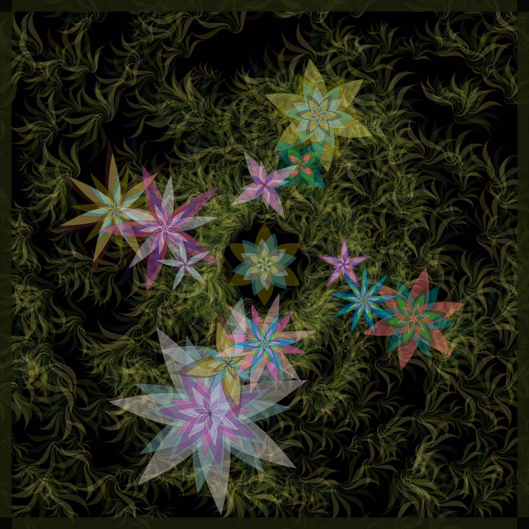 Bezier Garden #33