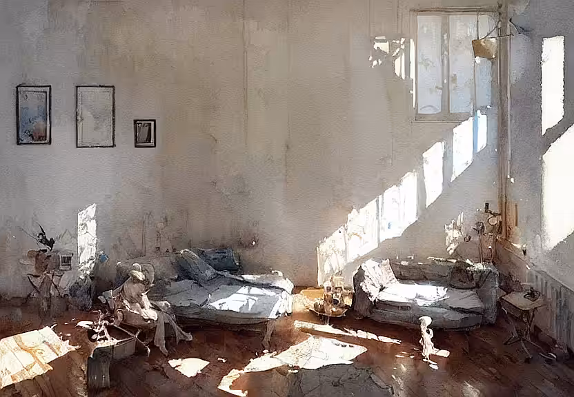Watercolor #13 - AI Generated