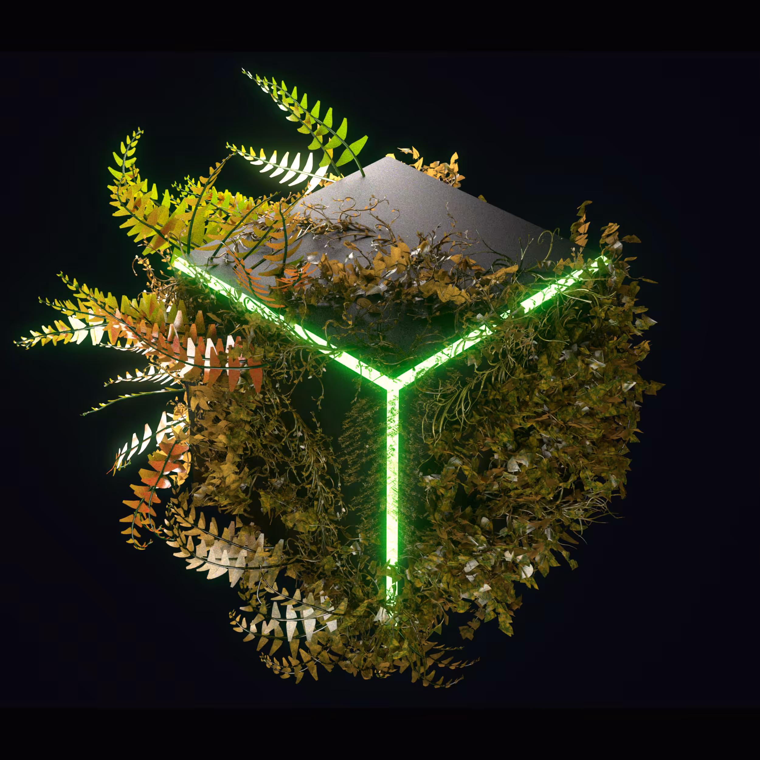 Vegetation cube #1