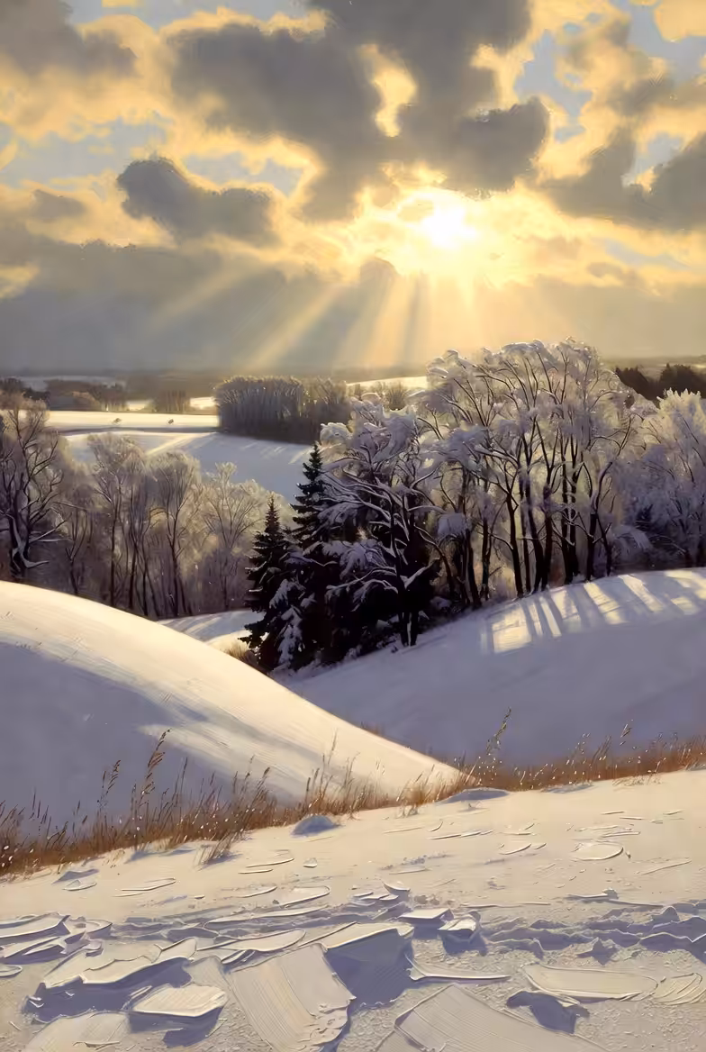 Hopeful Winter Light