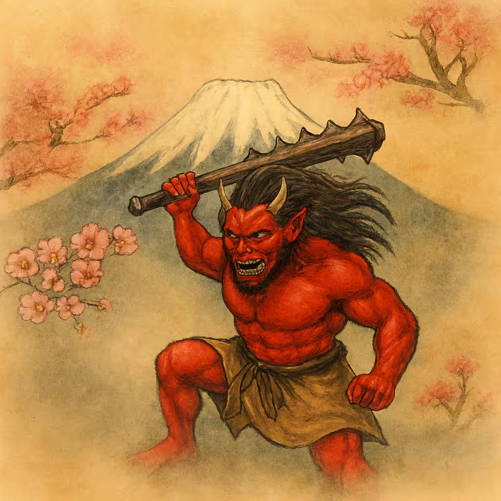 Simple Fuji Art: Oni Blossom