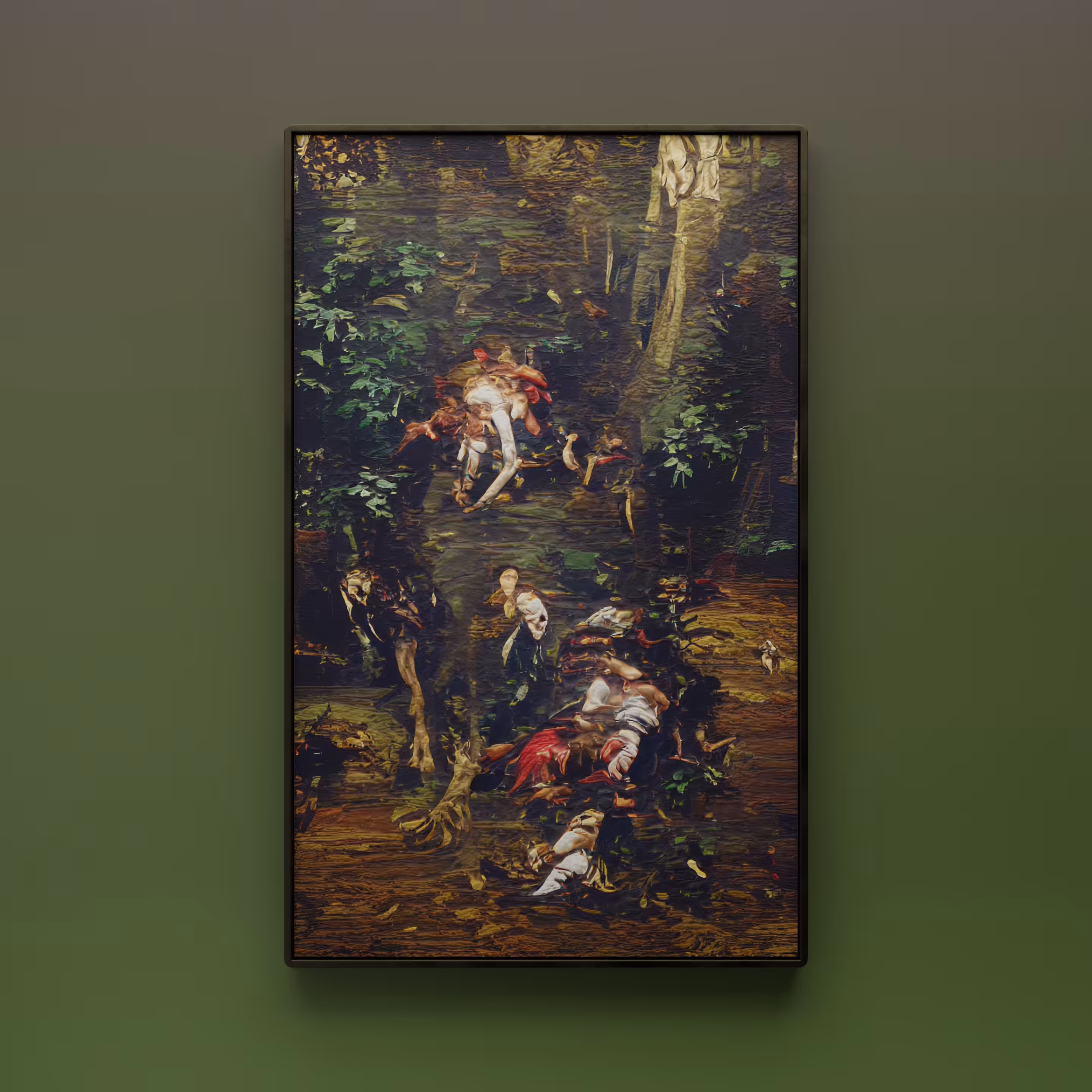 corpses at the bottom of the garden