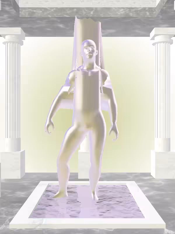 HeavenComputer: The Victorious Shimmery Violet Garden Man #628