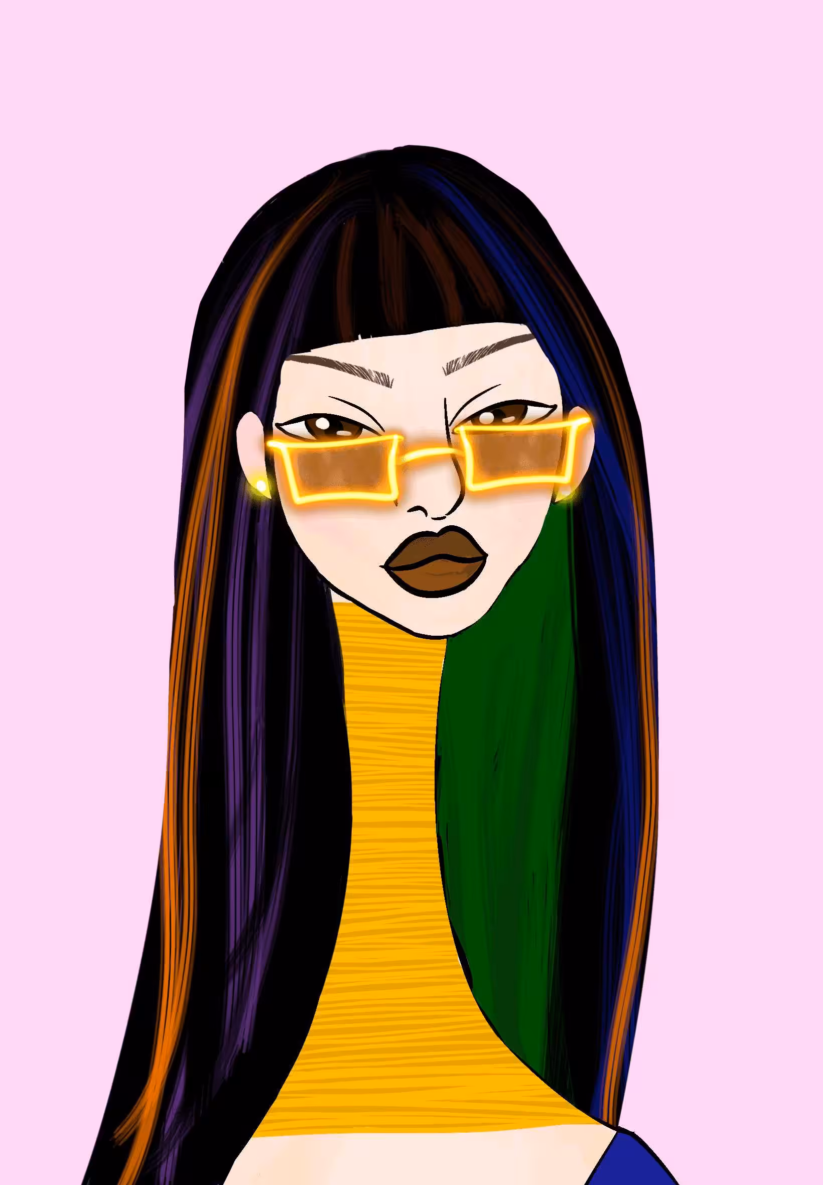 Long Neckie Lady #147