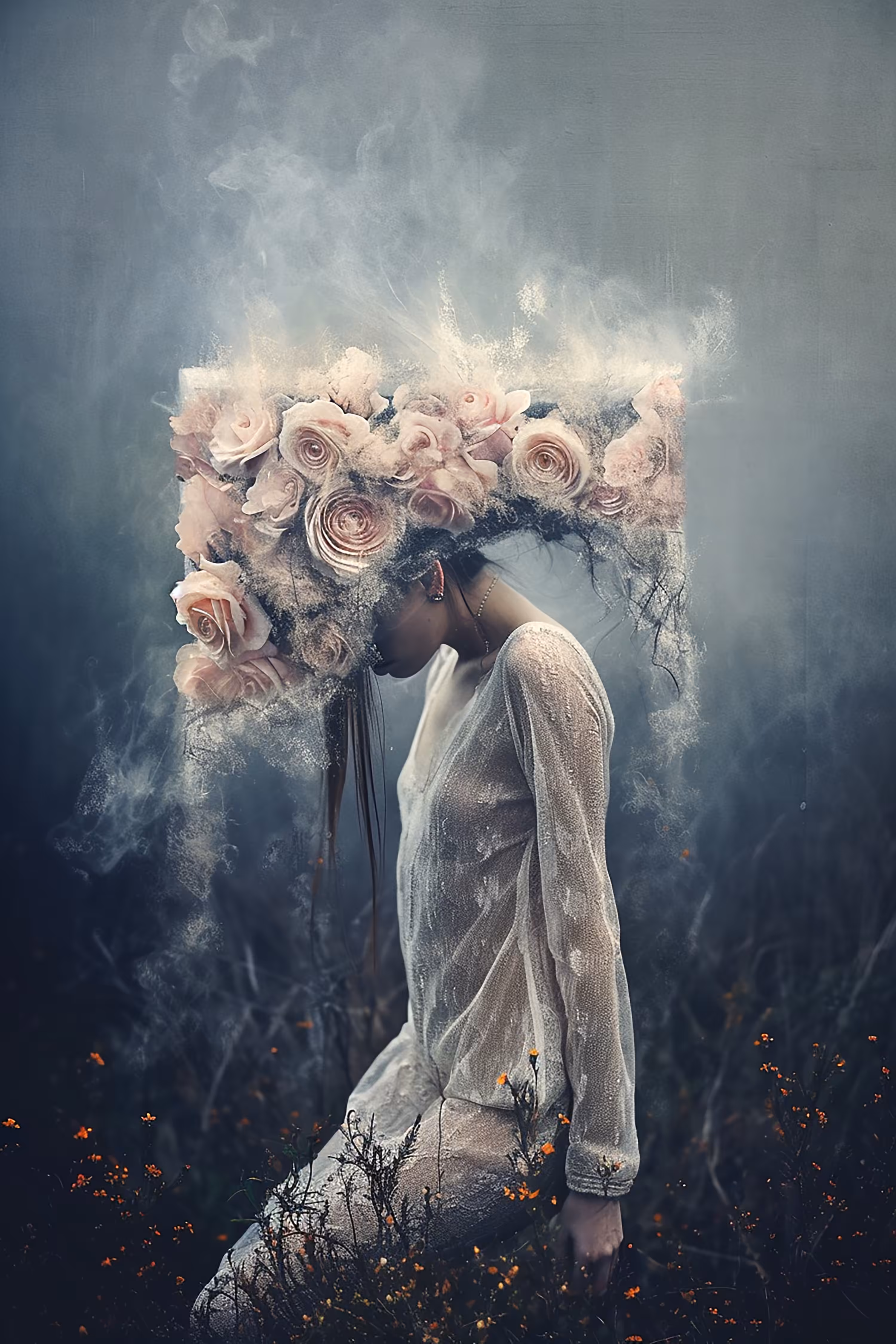 Frame of roses