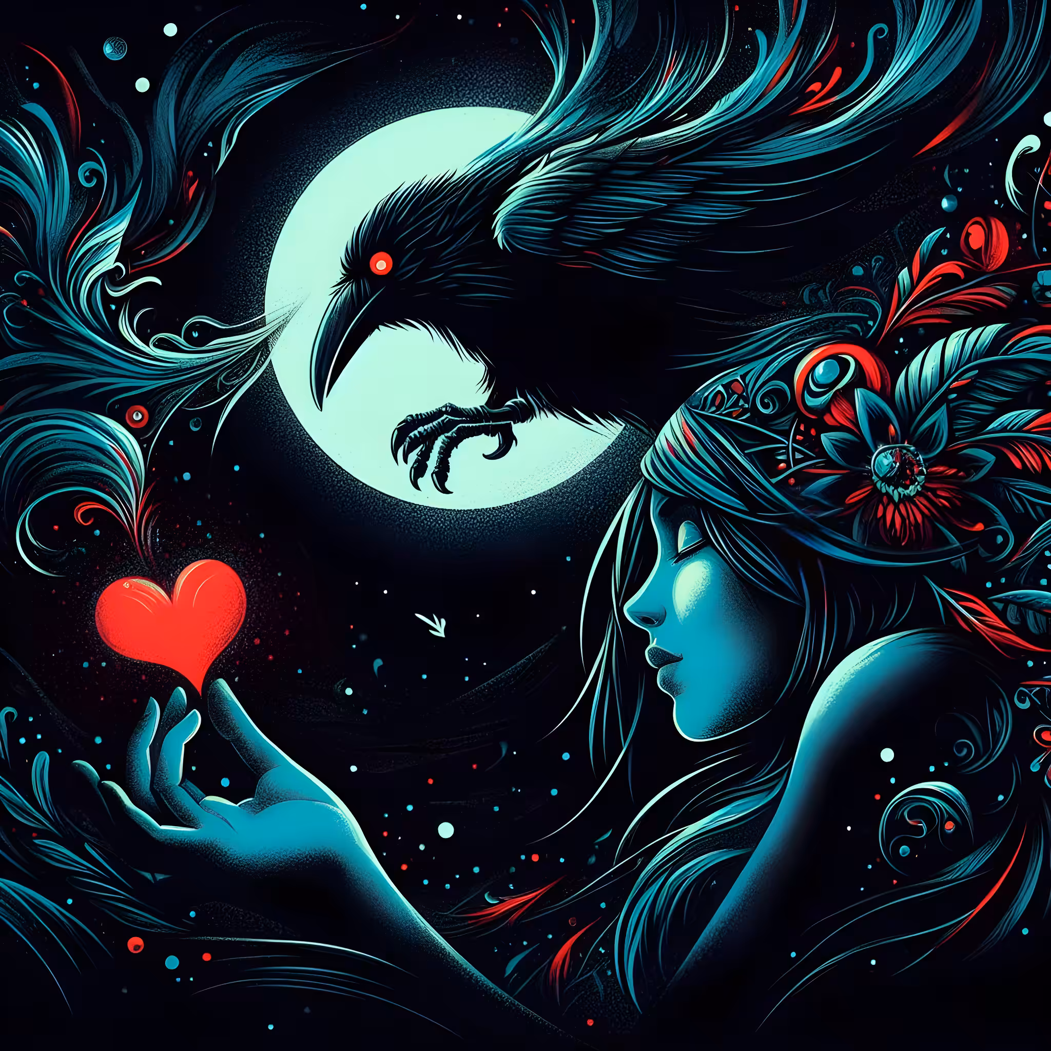 Crescent moon