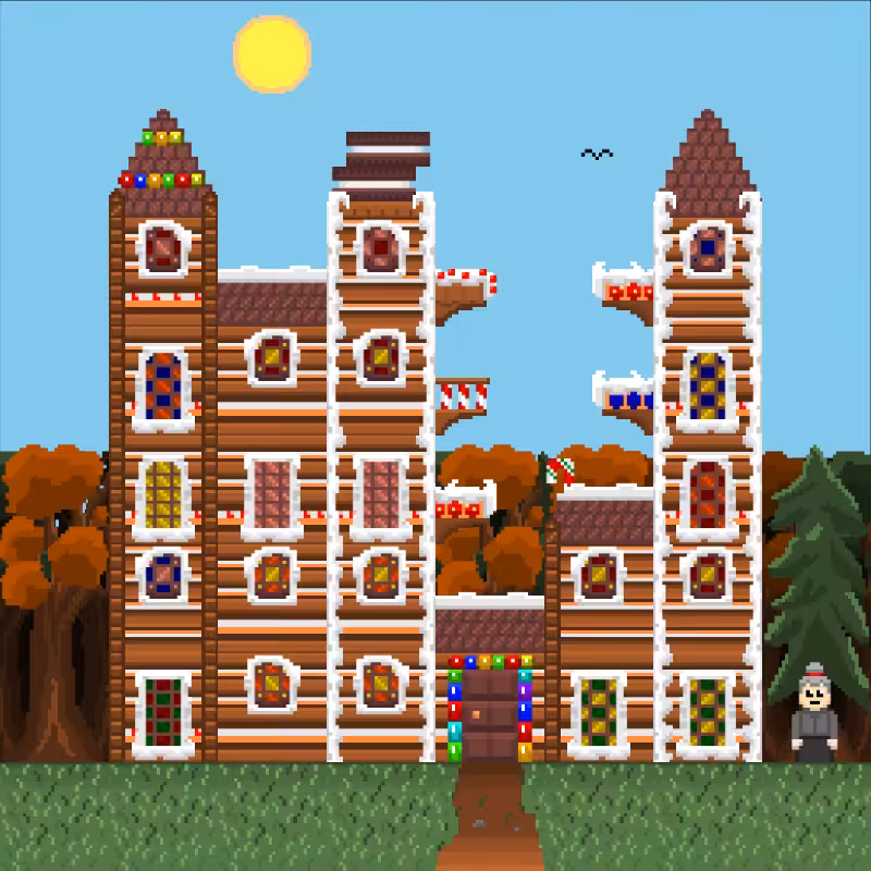 2D Mansion Candy House #55