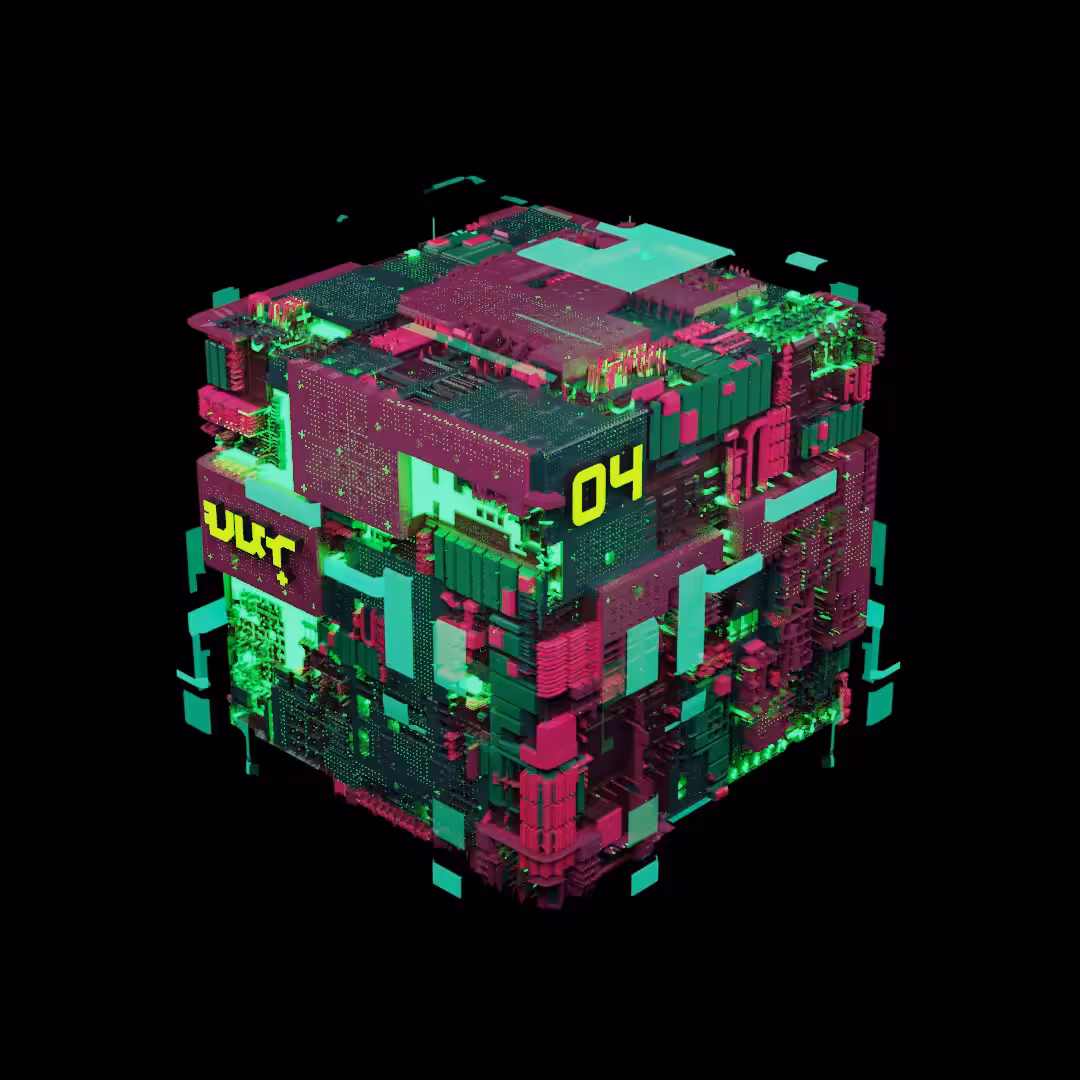 Neon Cube #04
