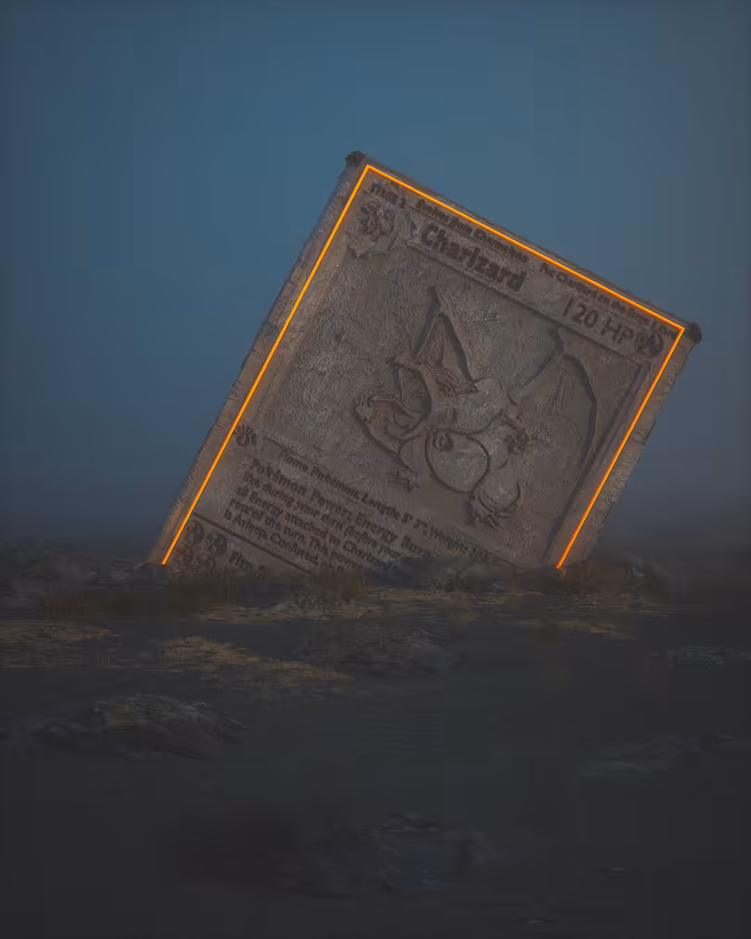 Charizard Ancient Stone Tablet